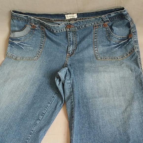 Venezia Short Blue Jeans Size 22 Denim - Picture 2 of 5